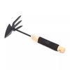 Garden Hand Claw Hoe, 30.5 cm Steel Head with Wooden