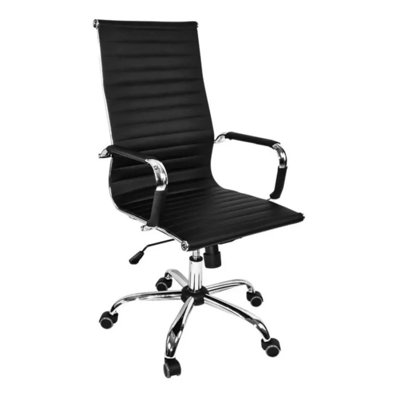 ZEM Silla Ejecutiva Oficina Metalica Reclinable Altura Silla Color Negro