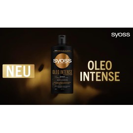 Syoss Oleo Intense Shampoo, Silicone Free, Japanese Oil Blend, Dry and Dull Hair, 100% Recycled Bottle