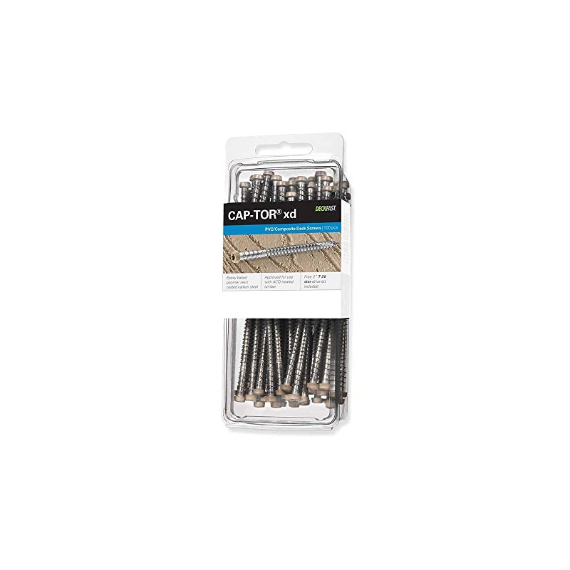 Starborn Cap-Tor xd Screws for PVC & Composite Decking -