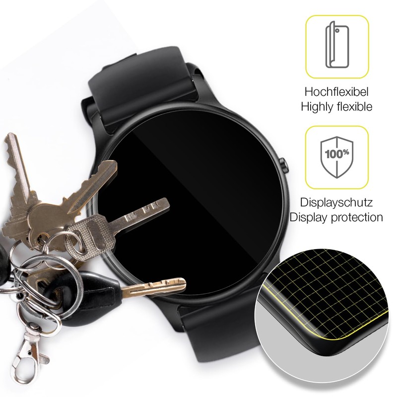 dipos FLEX 2 x Clear Screen Protectors for Parsonver SR1