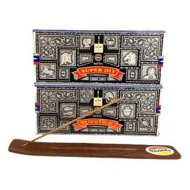 Govinda Bangalore (BNG) Super Hit 200 Grams Flora Incense Sticks and Incense Holder