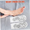 Vaguelly Overnight Gloves for Foot Massage Reflexology Chart Socks Trigger