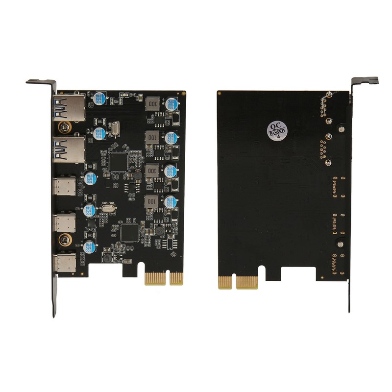 UP5300 5 Ports USB 3.1 PCIe Expansion Card 5Gbps Fast