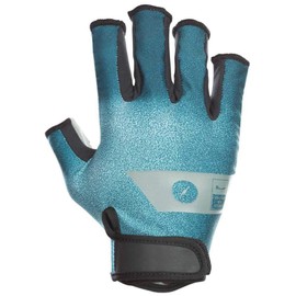 Unknown Ion Amare Half Finger Neoprene Gloves Green/Blue-XL