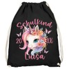 SpecialMe® Kinder Turnbeutel mit Name und Jahr personalisierte Geschenke Schulanfang