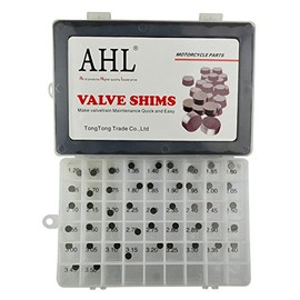 AHL 7.48mm O.D. Adjustable Valve Shim Kit 1.20mm-3.50mm Thick for Yamaha YZF600R YZF600 R 1995-2007 (47pcs)