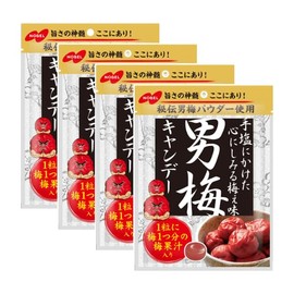 Nobel Otoko Ume Candy 2.8 oz (80 g) x 4 Bags