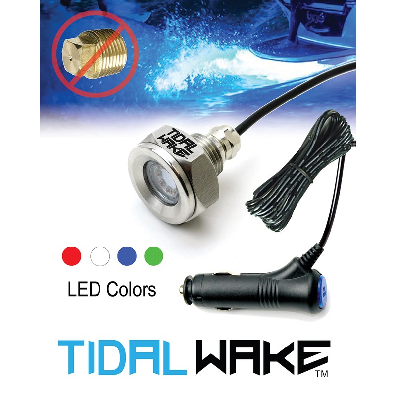 Tidal Wake Plug N' Play IP68 Underwater LED Boat Drain