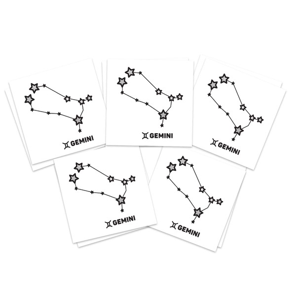 Astrology Temporary Tattoos/Select from Constellations or Zodiac Signs/Choose your Birth