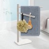 Winmien Standing Hand Towel Holder, Hand Towel Stand with Marble