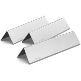 QuliMetal SUS304 7635 Flavorizer Bars for Weber Spirit E210, E220, S210, S215, Spirit 200 & GS4 Spirit II E210, Spirit II E220 Gas Grills with Front Control, 15.3" Flavorizer Bars for Weber 67045