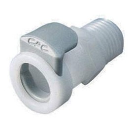 Colder Products APC Series Straight-Through MNPT Inline Coupler for APC Inserts - APC10004, (Pack of 5)