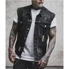 Embroidered iron-on patch biker "German biker" | for sew-on/iron-on |