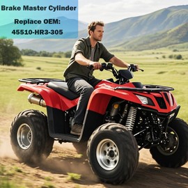 lymthiub Front Right Brake Master Cylinder Handle Fit for Honda Rancher 350 400 420 Foreman 400 450 500 TRX 250 300 350 450 FourTrax Rincon Recon Sportrax