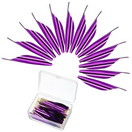 PATIKIL Arrows Spin Vanes, 50 Pack 1.8 Inch Plastic Arrow Fletching Archery Arrow Feather Right Twist Fletch for DIY Target Shooting, Purple