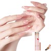 3 Pcs Acrylic Nail Brush Set for Acrylic Powder Application