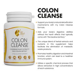 Cocó March N.M.D Colon Cleanse – Fiber Supplement with Probiotics for Digestive & Gut Health Support for Women & Men – Gluten Free, Dairy & Soy Free, Keto Friendly – 15 Day Cleanse, 60 Veg Capsules