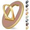 GaNPow Genuine Leather Smartphone Ring, Mobile Ring, MagSafe Bunker Ring,