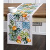 Maison d' Hermine Spring/Summer Table Runner, 100% Cotton, Decorative, Washable