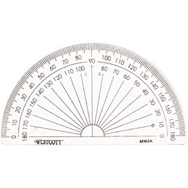 Westcott Clear Protractor, 12925