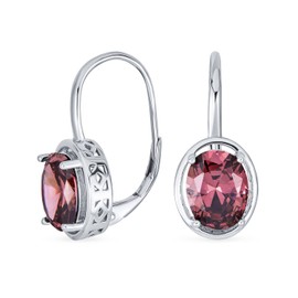 Western Style Onyx Turquoise Jade Milgrain Cable Edge Oval Gemstone Earrings for Women Hinged Lever Back 14K Yellow Gold Plated .925 Sterling Silver, Sterling Silver, Cubic Zirconia