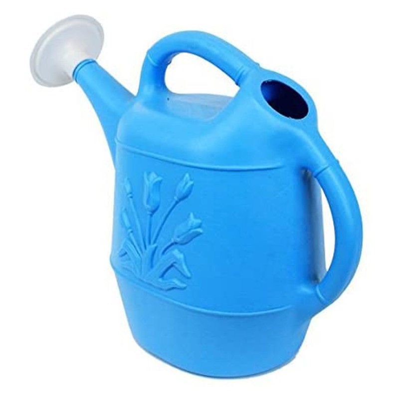 Union 63066 Watering Can with Tulip Design, 2 Gallon, Caribbean