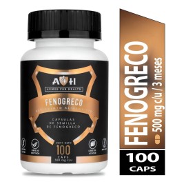 Fenogreco A4H Armor For Health 500mg 100 Cpsulas Suplemento Nutricional