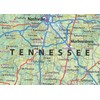 Tennessee State Map - 16.5 x 58.1 Inches - Paper