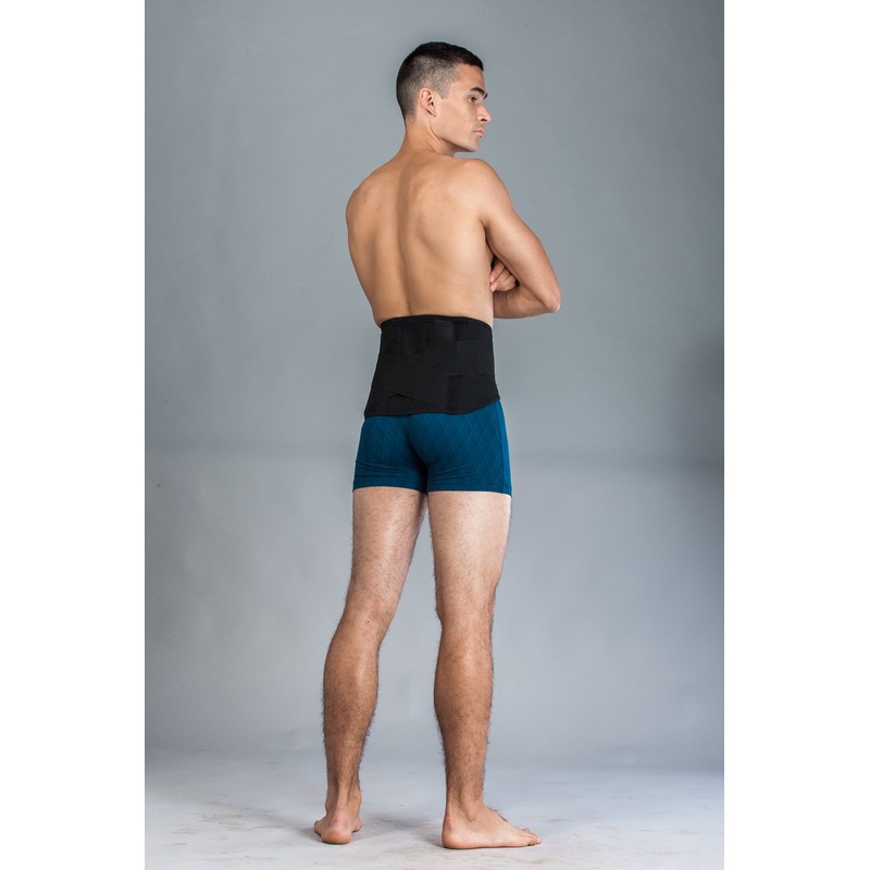 LOREY-LU10077 Breathable Back Support Elastic Mesh Size L Black
