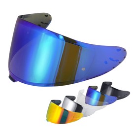VCOROS RF-1400 Helmet Visor Replacement Face Shield Accessories Compatible with RF1400/CWR-F2/Z8/NXR2/X-Spr Pro Helmets(Chrome Blue)