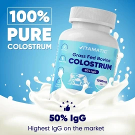 🐄💪 Calostro Bovino 1000mg | 50% IgG | Inmunidad, Recuperación & Vitalidad 🌿