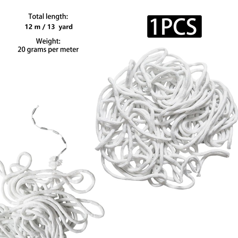 Mormchlots 13Yard(12m) Curtain Weights, 20Grams / Meter Outdoor Drapery Weights