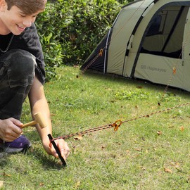 Guy Ropes Camping with Rope Tensioner 31 m Tent Cord Tensioner 4 mm Tent Guy Line for Outdoor Hiking Tent Line