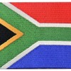 South Africa Flag Embroidered Iron-On / Sewn On Patch