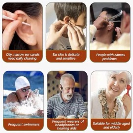 Tuobituo Organic Ear Cleaner, Ear Drops, Ear Moisturizer, Earache Drops 2-Pack