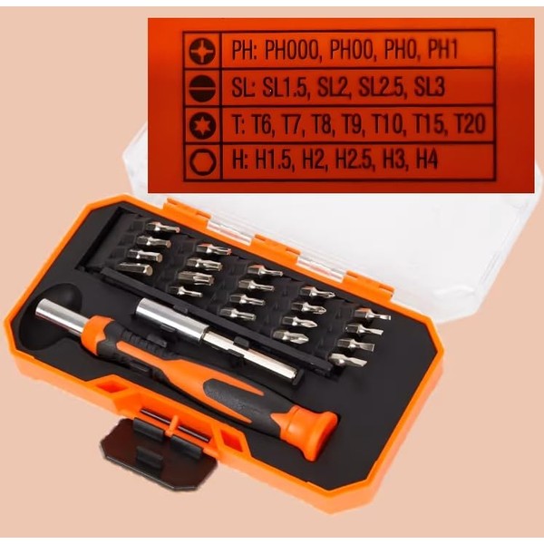 Generisch WERCKMANN Precision Screwdriver Set 22 Pieces in Carry Case