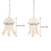40 Pcs Wooden DIY Dream Catchers Kits, Mini Decorative Hanging