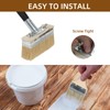 63" Long Handle 6" Deck Stain Brush Applicator with 3"