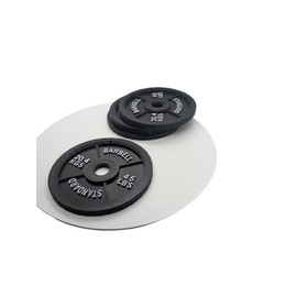 Barbell Coaster Set of 4 Drink Coasters. Perfect for Gym Office.