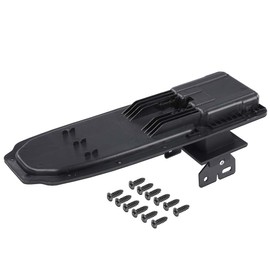 ALLGOOD Center Console Lid Compatible with Ford Ranger 2004-2011(with Full Center Console Center Armrest Repair Kit) Black 3L5Z10047A20AAB