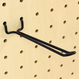 Waki Sangyo ANB-803 Black Hook, 3.9 inches (100 mm), Pack of 2