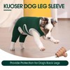 Kuoser Dog Surgical Suit Soft Dog Recovery Sleeve to Stop