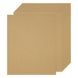 MECCANIXITY 50 Pcs Shimmer Cardstock Paper, 8 x 11 Inch Beige Gold Shimmer Paper Sheets, Metallic Cardstock Paper for Art Supplies, Paper Crafting, DIY Crafts