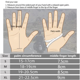 HYX Unisex Winter Gloves Waterproof Windproof Touch Screen Non-slip Grip for Driving Cycling Walking