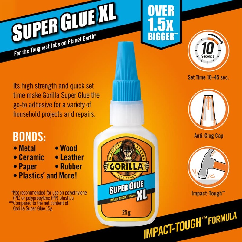 Gorilla Gorilla Super Glue XL 25g