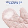 Oven Mitts and Pot Holders Sets 4 pcs, Pink Oven