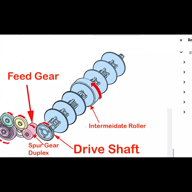 BCH DFG - Duplexer Feed Gear for Epson ET-8550 ET8550