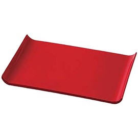 J-kitchens 874931 Japanese Food Serving Plate, Heian Serving Plate, Red Twice Coated, 9.0 inches (22.8 cm), Model Number: 874931, Made in Japan