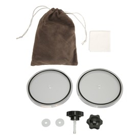 LP Vinyl Record Label Saver Vinyl Record Clean Saver Waterproof Transparent Vinyl Record Cleaning Protective Clip Clamp Black